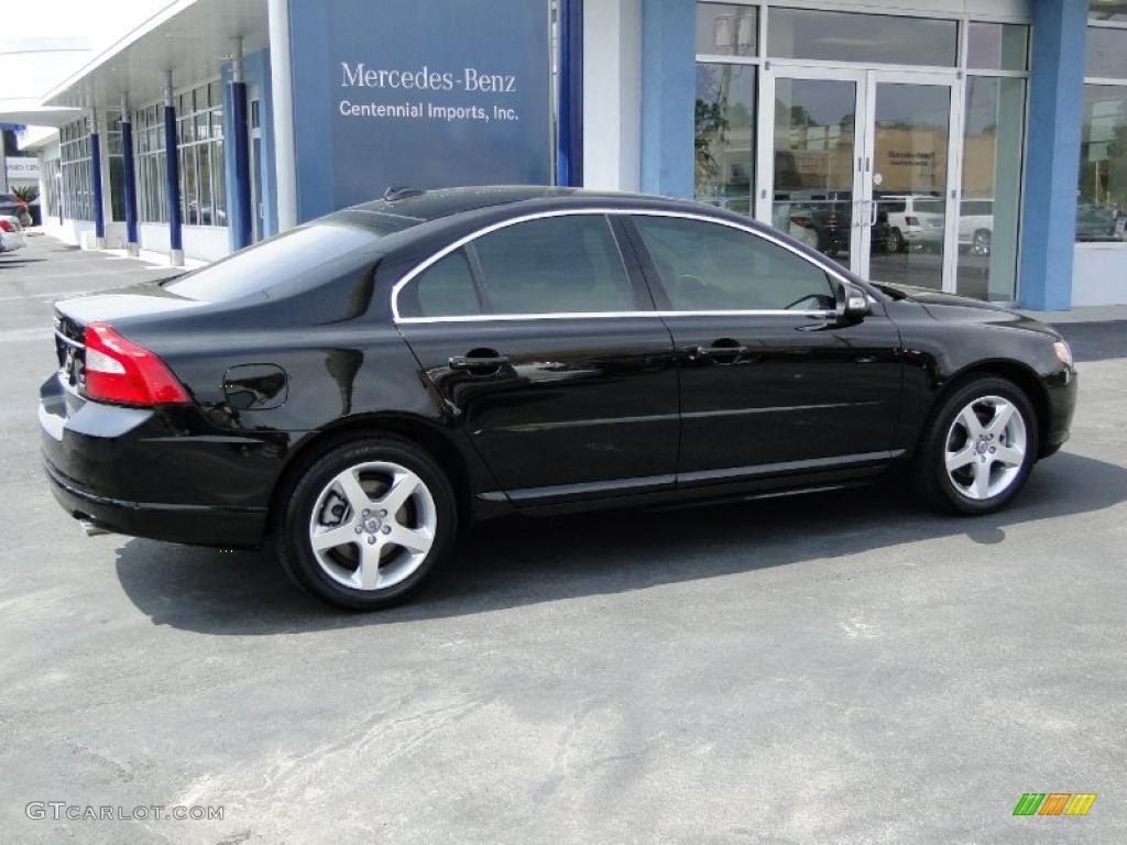 2008 S80 T6 AWD - Black / Sandstone Beige photo #13