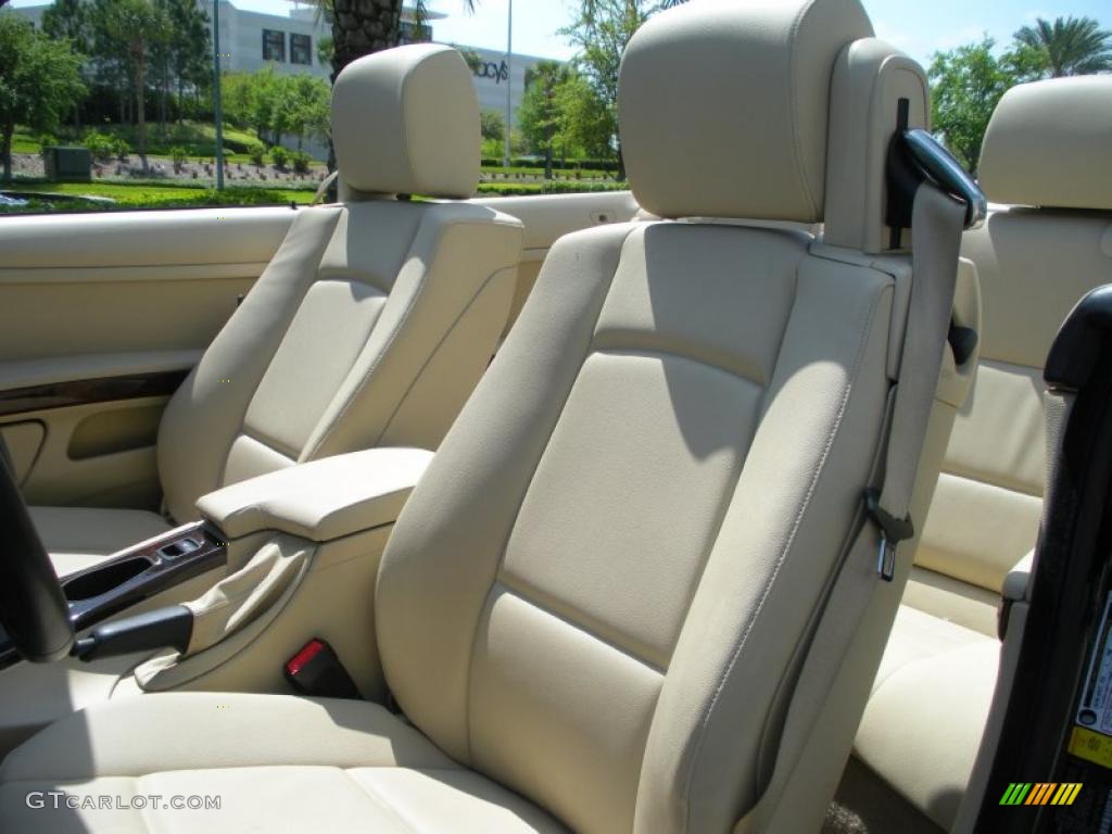 2008 3 Series 328i Convertible - Jet Black / Cream Beige photo #17