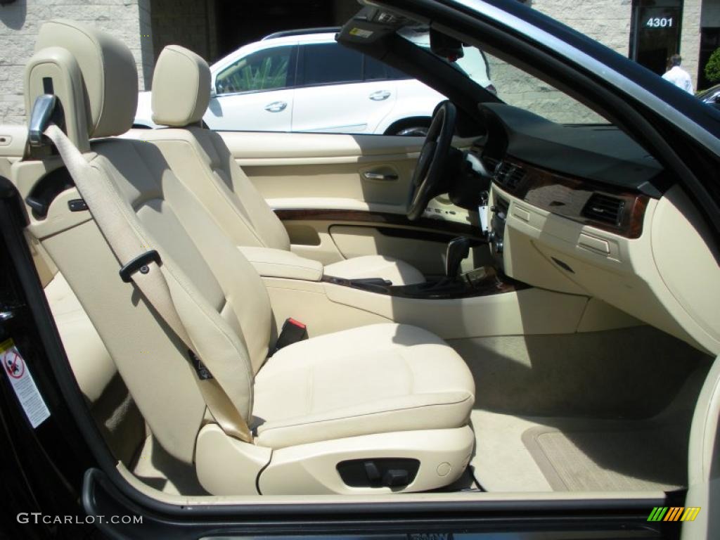 2008 3 Series 328i Convertible - Jet Black / Cream Beige photo #19