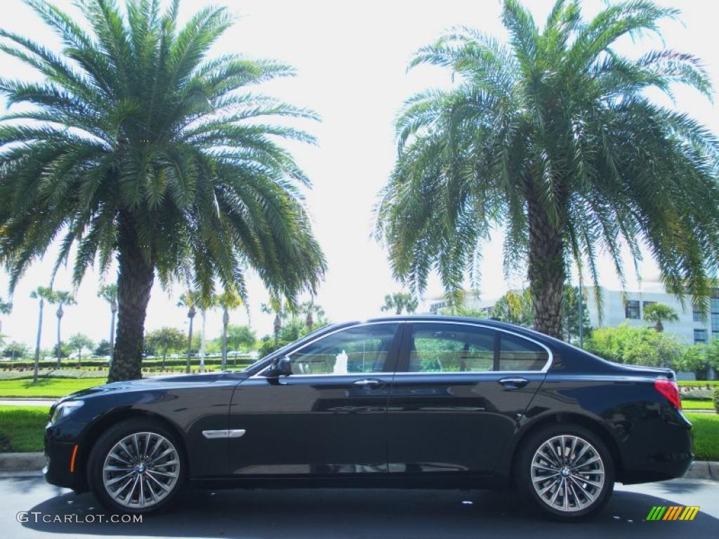 Carbon Black Metallic 2011 BMW 7 Series 740i Sedan Exterior Photo #46992819