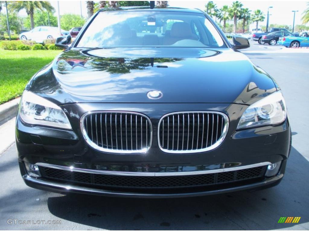 Carbon Black Metallic 2011 BMW 7 Series 740i Sedan Exterior Photo #46992849