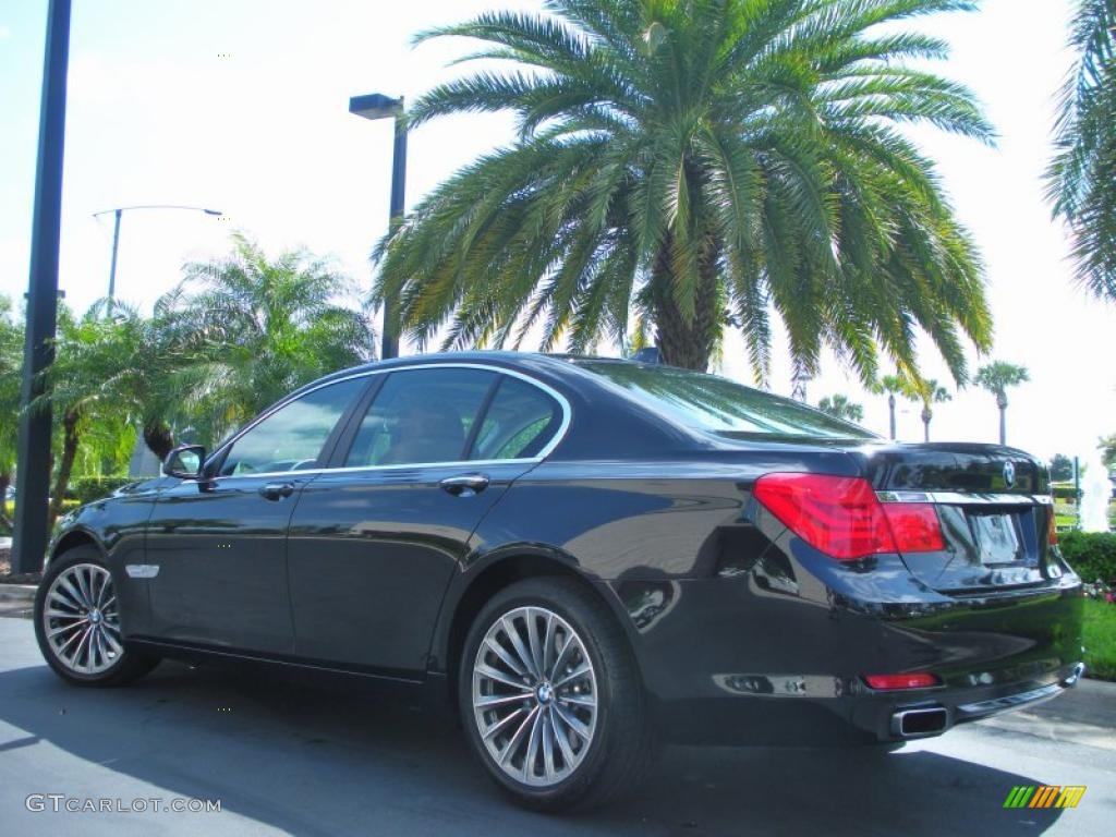 Carbon Black Metallic 2011 BMW 7 Series 740i Sedan Exterior Photo #46992933