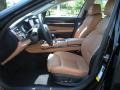  2011 7 Series 740i Sedan Saddle/Black Nappa Leather Interior