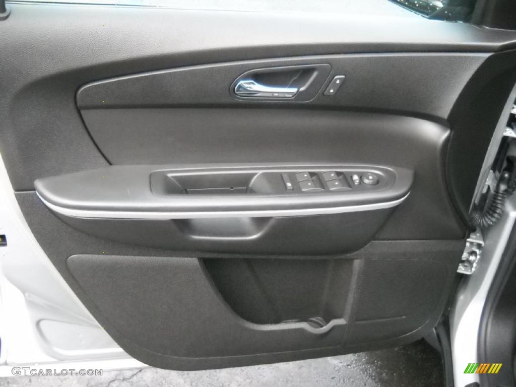 2011 GMC Acadia SL AWD Ebony Door Panel Photo #46993185