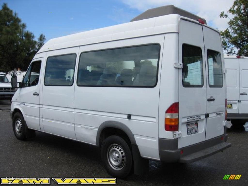 2006 Sprinter Van 2500 High Roof Passenger - Arctic White / Gray photo #4