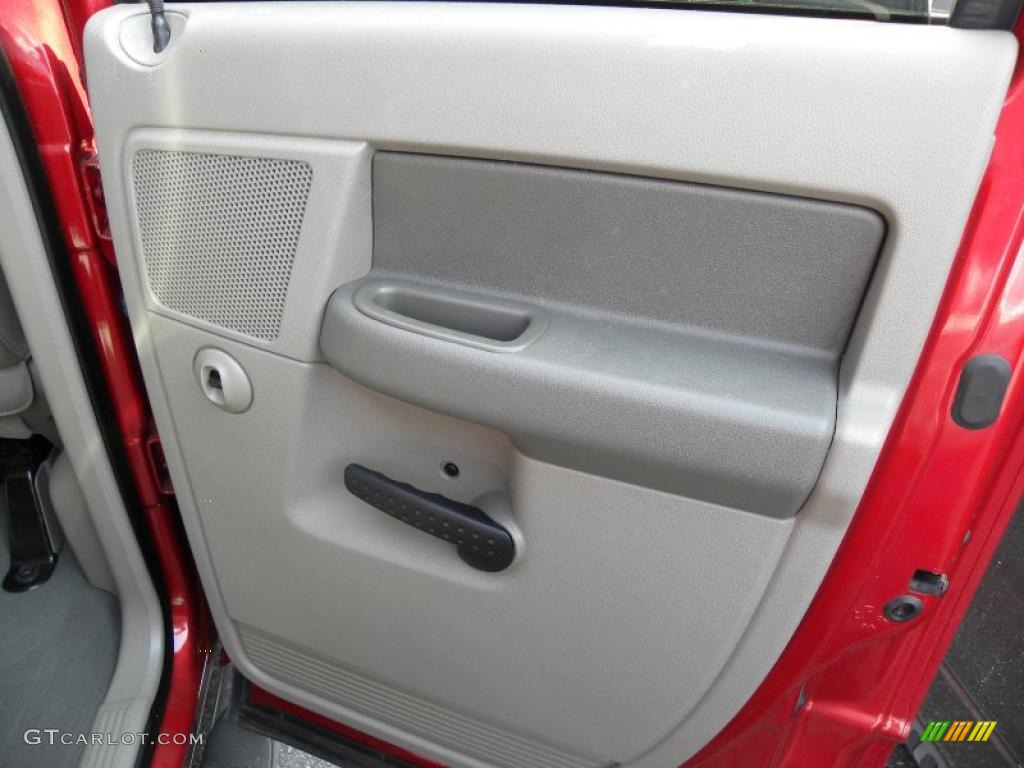 2007 Ram 1500 ST Quad Cab - Inferno Red Crystal Pearl / Medium Slate Gray photo #11