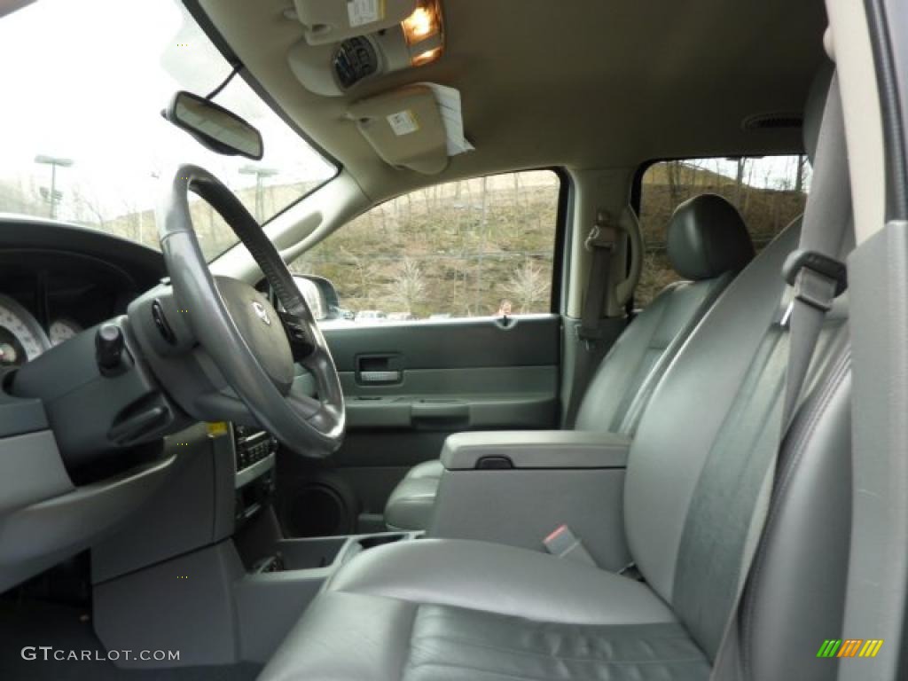 Medium Slate Gray Interior 2005 Dodge Durango Limited 4x4 Photo #46993794