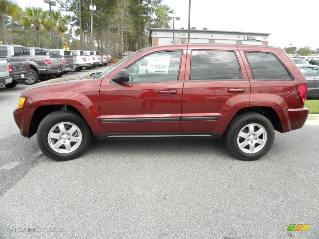 2008 Grand Cherokee Laredo - Red Rock Crystal Pearl / Dark Slate Gray photo #2