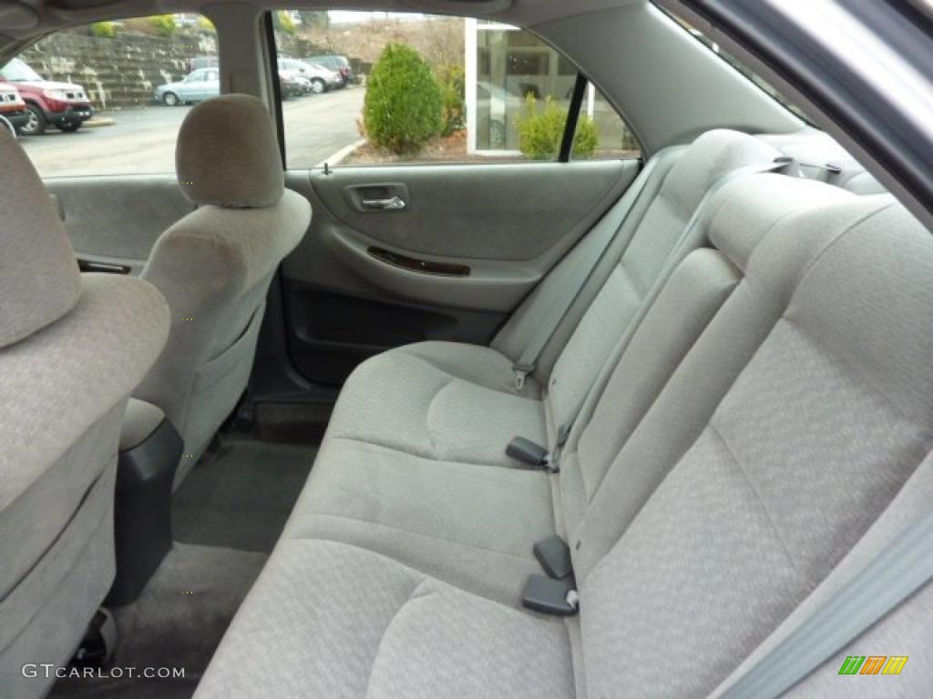 2002 Accord EX Sedan - Satin Silver Metallic / Quartz Gray photo #10