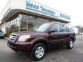 2008 Dark Cherry Pearl Honda Pilot Value Package 4WD  photo #1