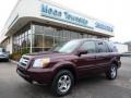 2008 Dark Cherry Pearl Honda Pilot EX 4WD  photo #1