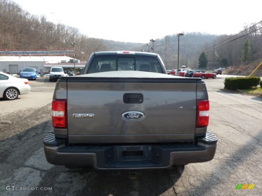 2004 F150 STX Regular Cab 4x4 - Dark Shadow Grey Metallic / Medium/Dark Flint photo #3