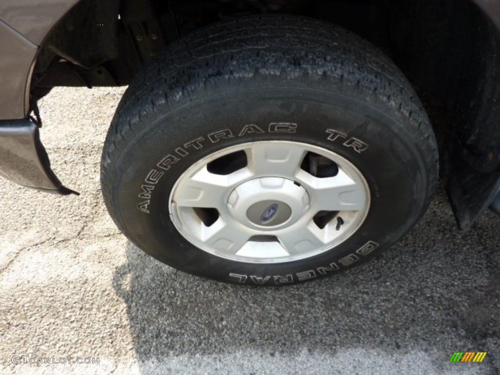 2004 F150 STX Regular Cab 4x4 - Dark Shadow Grey Metallic / Medium/Dark Flint photo #7