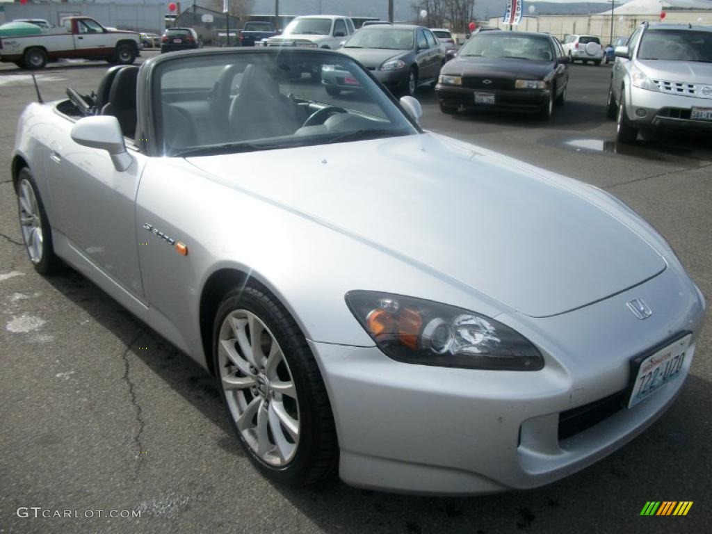 2006 S2000 Roadster - Sebring Silver Metallic / Black photo #1