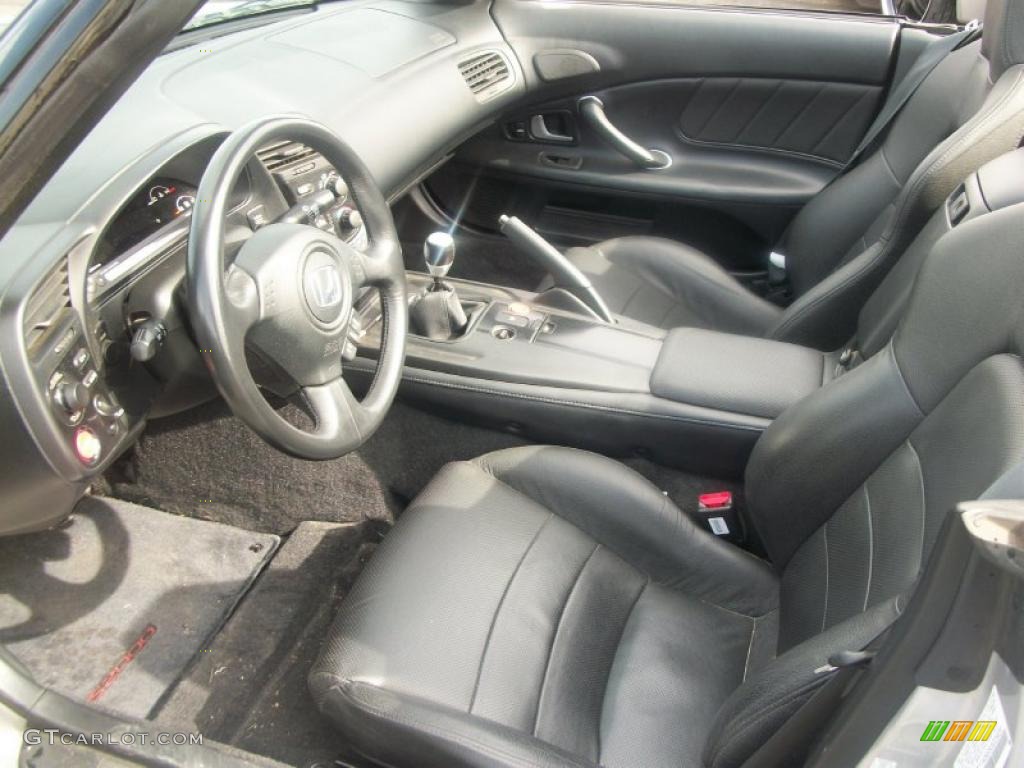 Black Interior 2006 Honda S2000 Roadster Photo #46995822