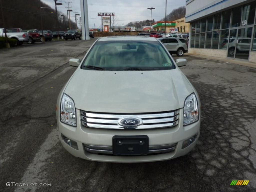 2008 Fusion SEL V6 - Light Sage Metallic / Camel photo #6