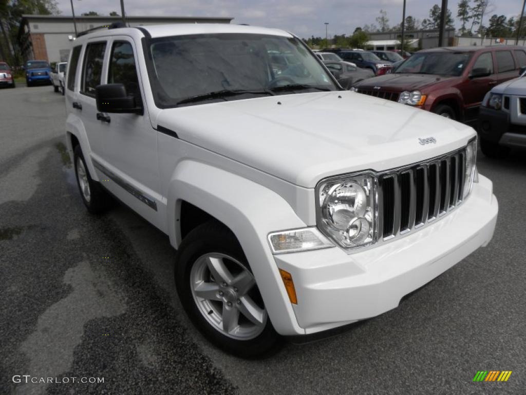 Bright White Jeep Liberty