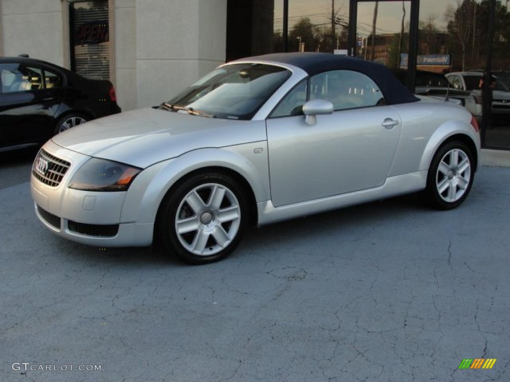 Light Silver Metallic 2005 Audi TT 1.8T Roadster Exterior Photo #46996617