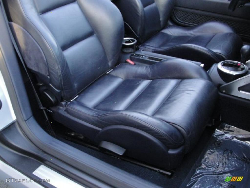 Ebony Black Interior 2005 Audi TT 1.8T Roadster Photo #46996758