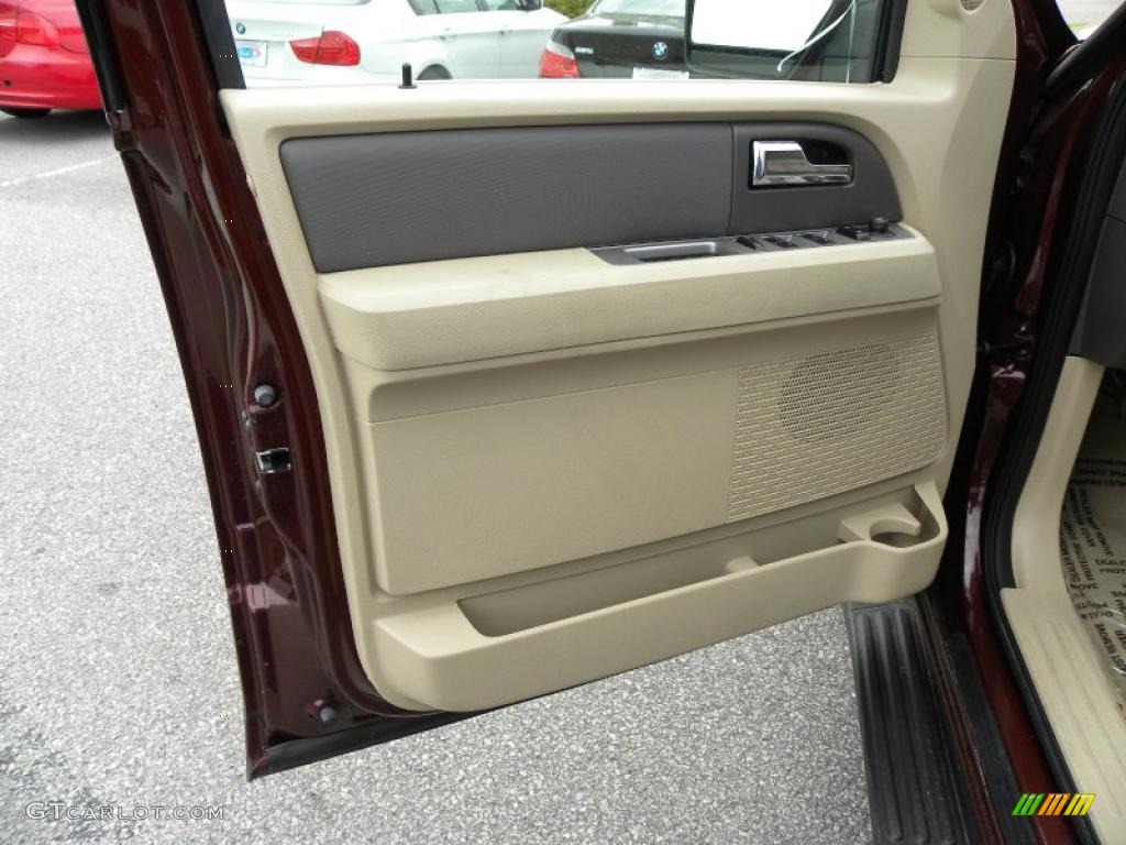 2010 Ford Expedition XLT Camel Door Panel Photo #46996767