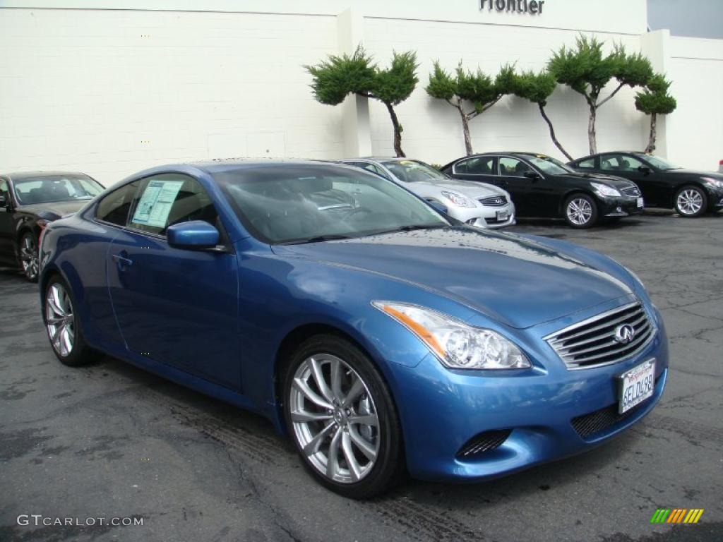 Athens Blue 2008 Infiniti G 37 S Sport Coupe Exterior Photo #46997658