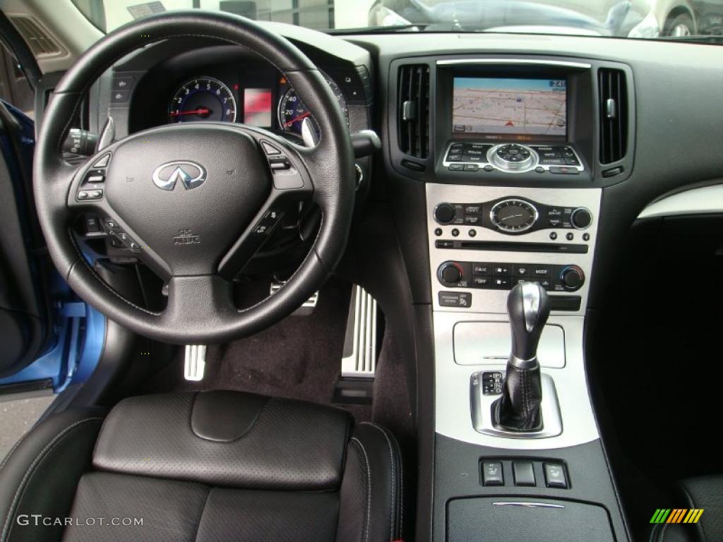 2008 Infiniti G 37 S Sport Coupe Graphite Dashboard Photo #46997883