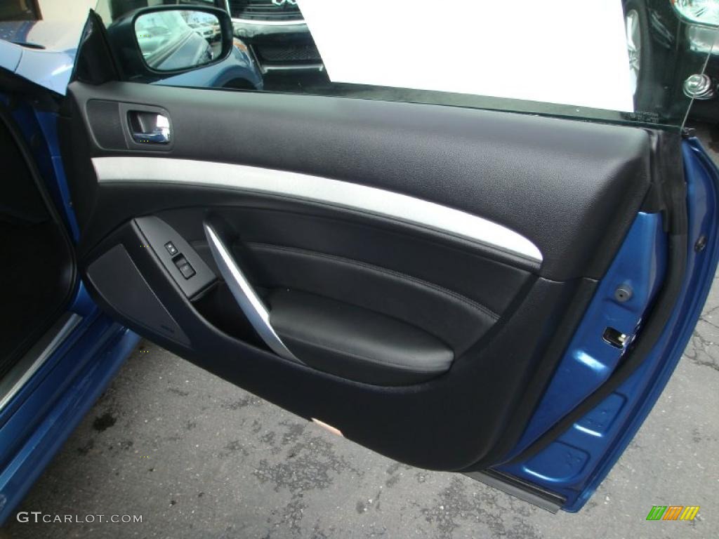 2008 Infiniti G 37 S Sport Coupe Graphite Door Panel Photo #46997904