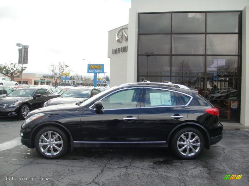 Black Obsidian 2008 Infiniti EX 35 Journey AWD Exterior Photo #46998060