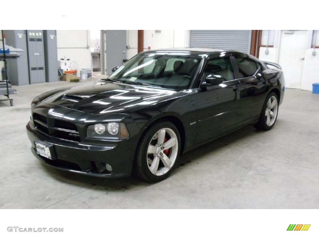 2006 Charger SRT-8 - Brilliant Black Crystal Pearl / Dark Slate Gray/Light Slate Gray photo #1