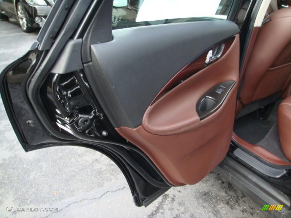 2008 Infiniti EX 35 Journey AWD Chestnut Door Panel Photo #46998255