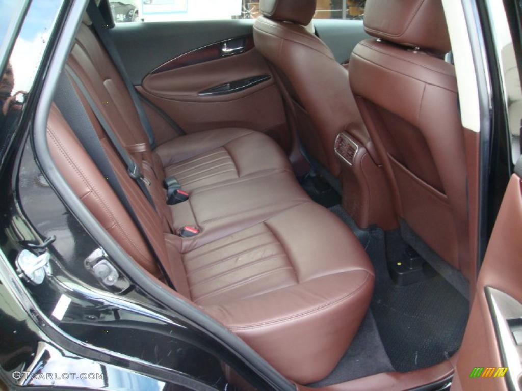 Chestnut Interior 2008 Infiniti EX 35 Journey AWD Photo #46998318