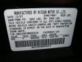 KH3: Black Obsidian 2008 Infiniti EX 35 Journey AWD Color Code