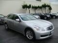 Liquid Platinum Silver 2008 Infiniti G 35 Journey Sedan Exterior