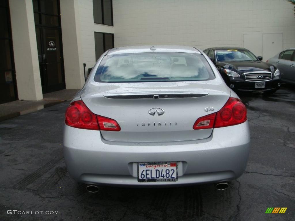 Liquid Platinum Silver 2008 Infiniti G 35 Journey Sedan Exterior Photo #46998504