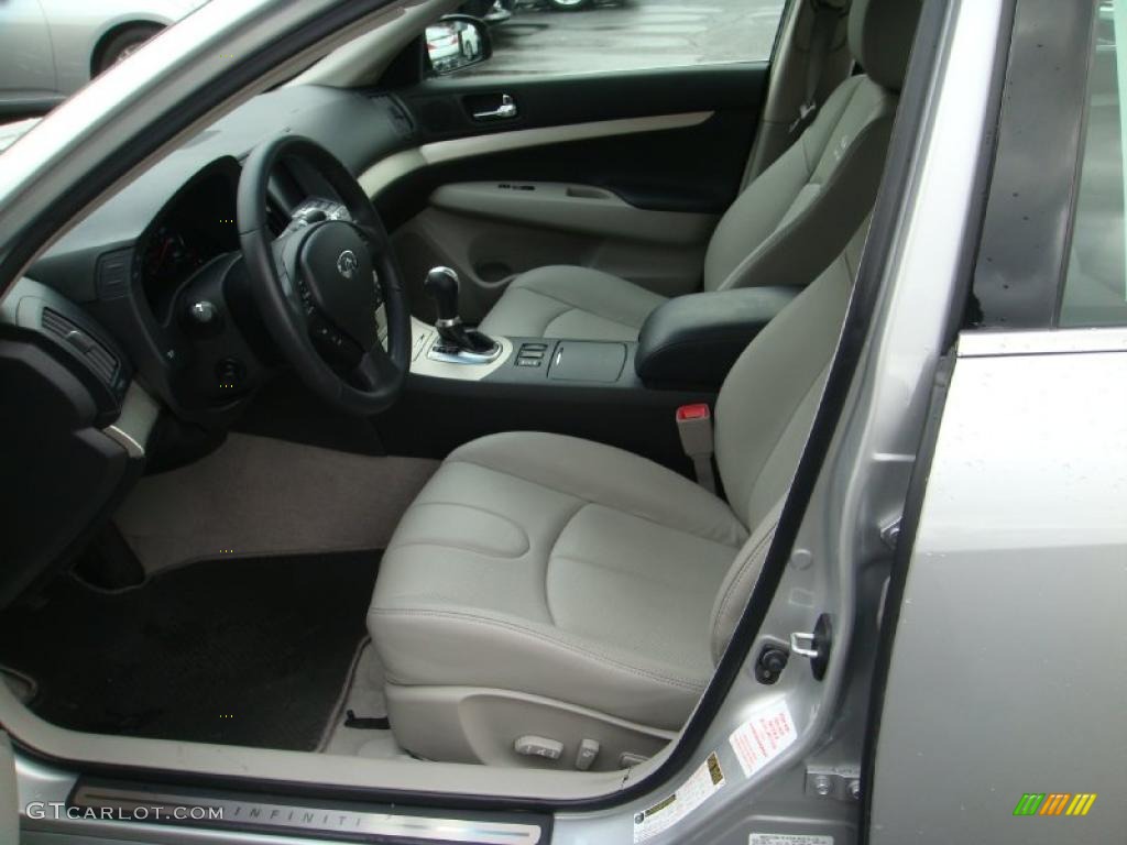 Stone Interior 2008 Infiniti G 35 Journey Sedan Photo #46998591