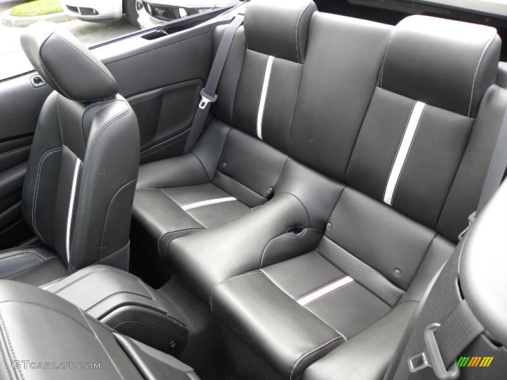 Charcoal Black/Cashmere Interior 2010 Ford Mustang GT Premium Convertible Photo #46998717