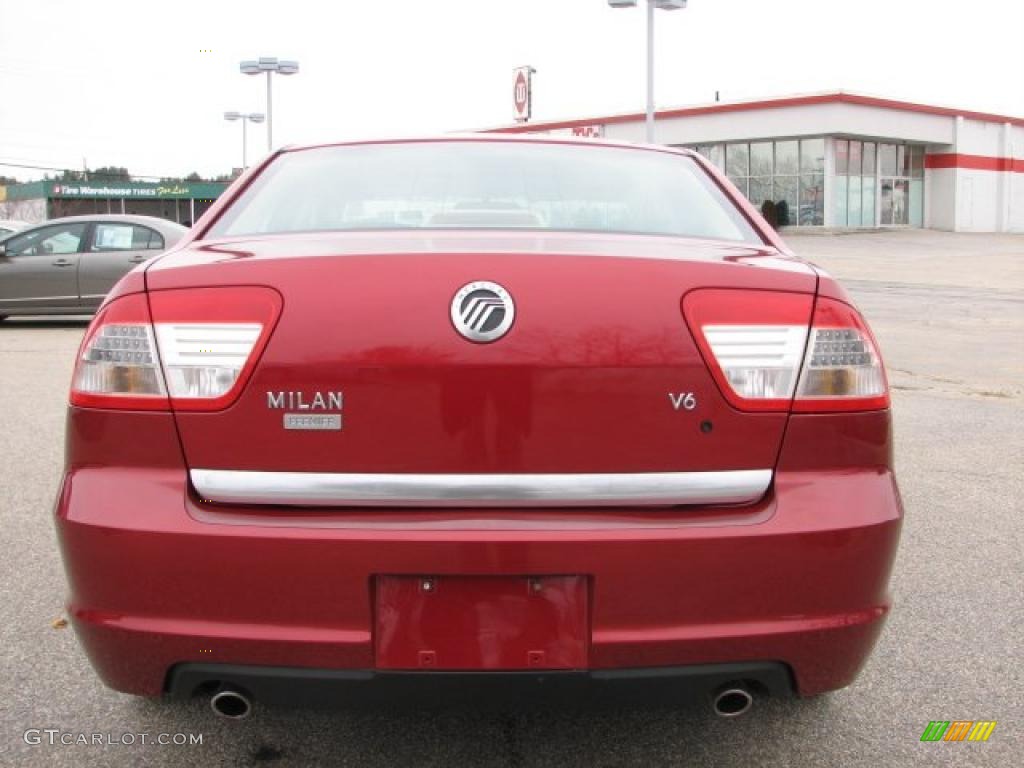 Vivid Red Metallic 2006 Mercury Milan V6 Premier Exterior Photo #47000082
