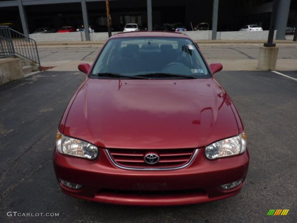 2002 Corolla CE - Impulse Red / Black photo #10