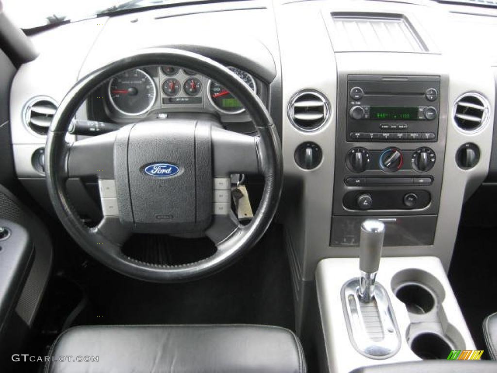 2004 F150 FX4 SuperCrew 4x4 - True Blue Metallic / Black photo #28
