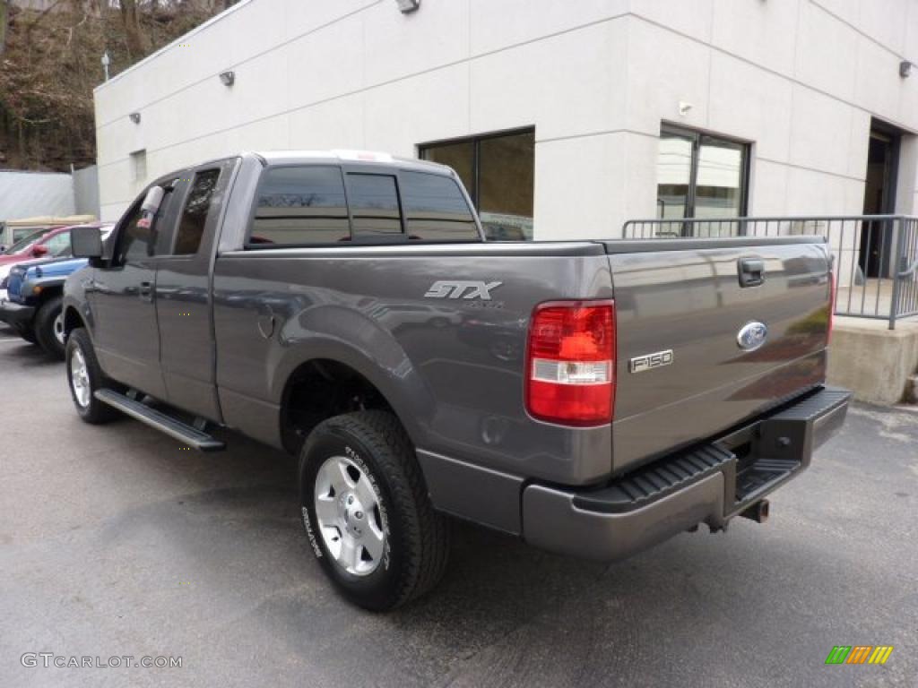 2006 F150 STX SuperCab 4x4 - Dark Shadow Grey Metallic / Medium/Dark Flint photo #2