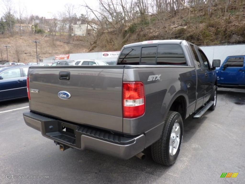 2006 F150 STX SuperCab 4x4 - Dark Shadow Grey Metallic / Medium/Dark Flint photo #4