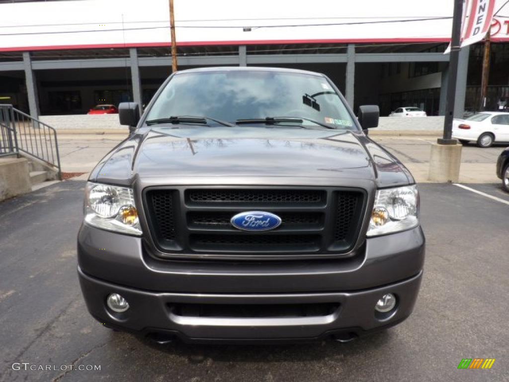 2006 F150 STX SuperCab 4x4 - Dark Shadow Grey Metallic / Medium/Dark Flint photo #10