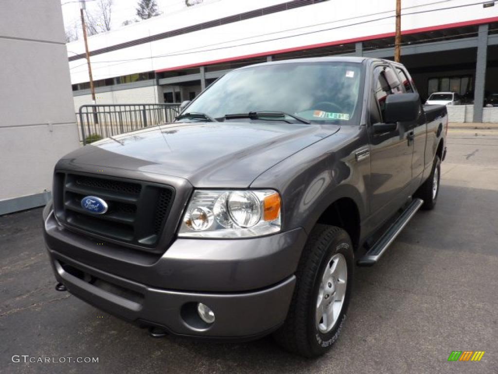 2006 F150 STX SuperCab 4x4 - Dark Shadow Grey Metallic / Medium/Dark Flint photo #11