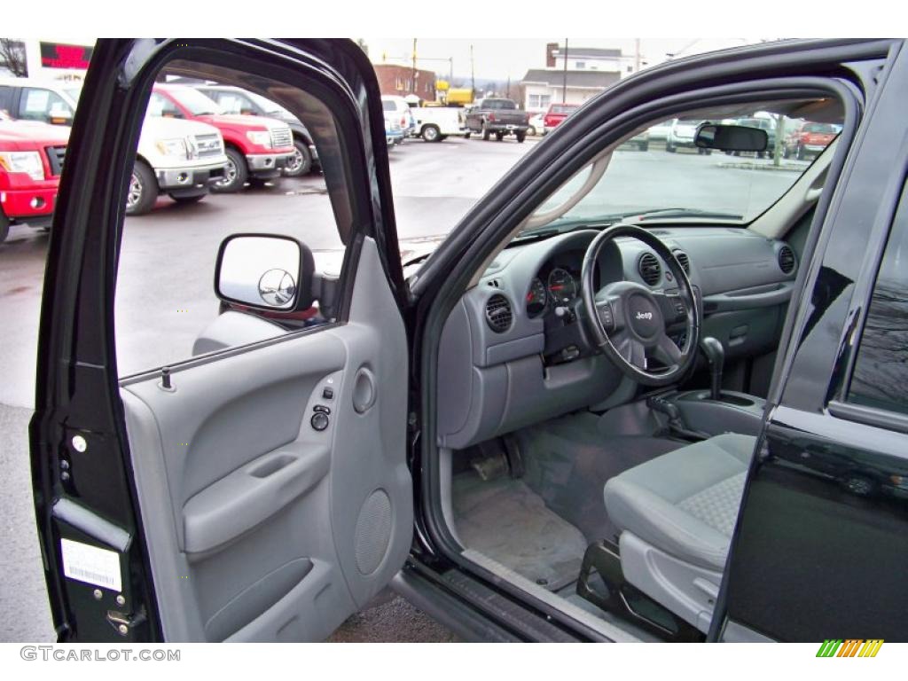 Medium Slate Gray Interior 2006 Jeep Liberty CRD Sport 4x4 Photo #47001420
