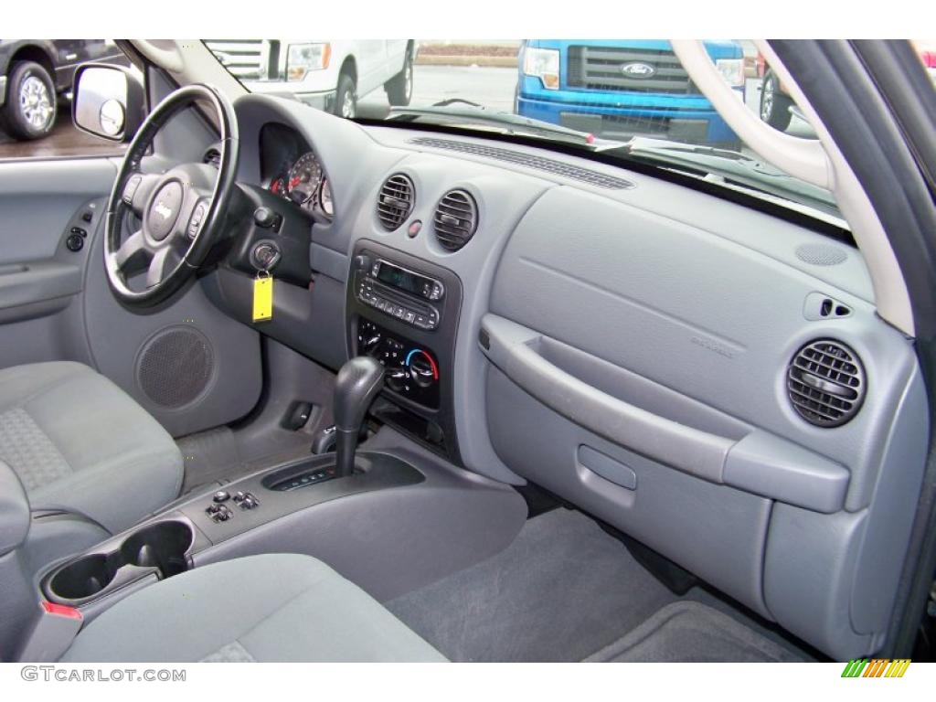 2006 Jeep Liberty CRD Sport 4x4 Medium Slate Gray Dashboard Photo #47001534