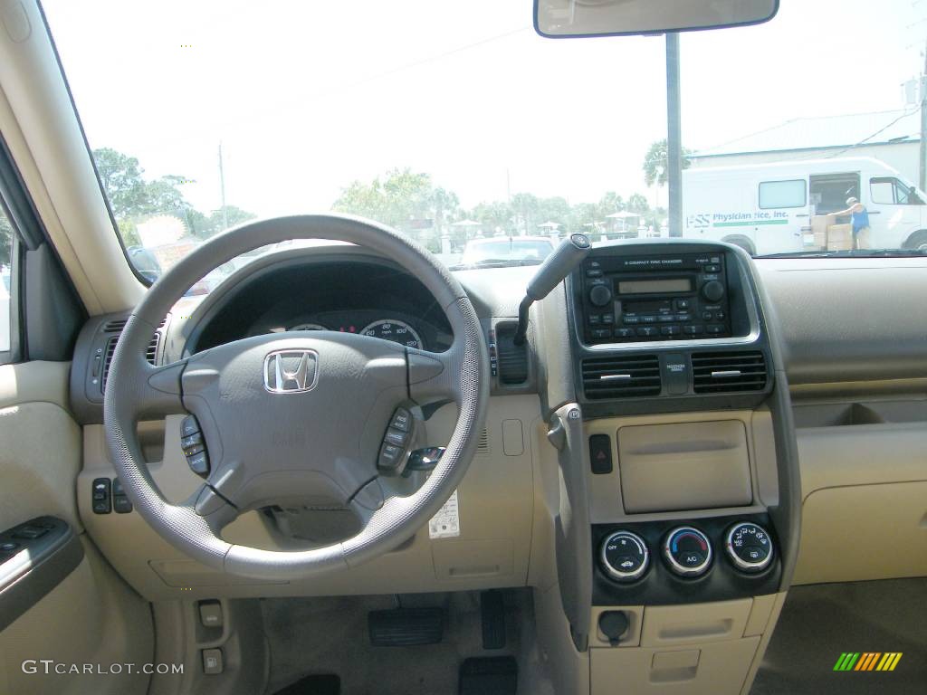 2005 CR-V EX 4WD - Taffeta White / Ivory photo #23