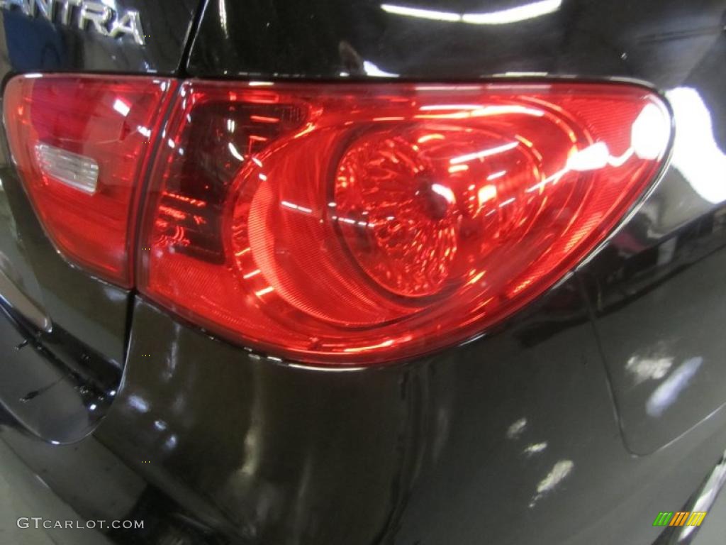 2010 Elantra GLS - Ebony Black / Beige photo #14