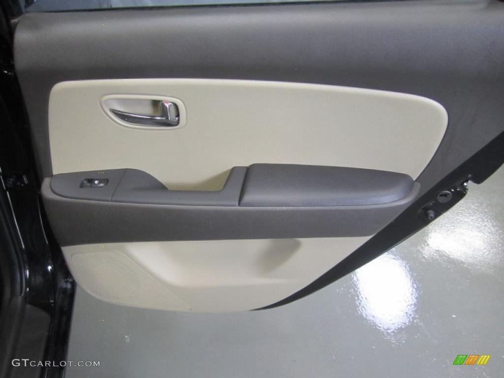 2010 Elantra GLS - Ebony Black / Beige photo #19