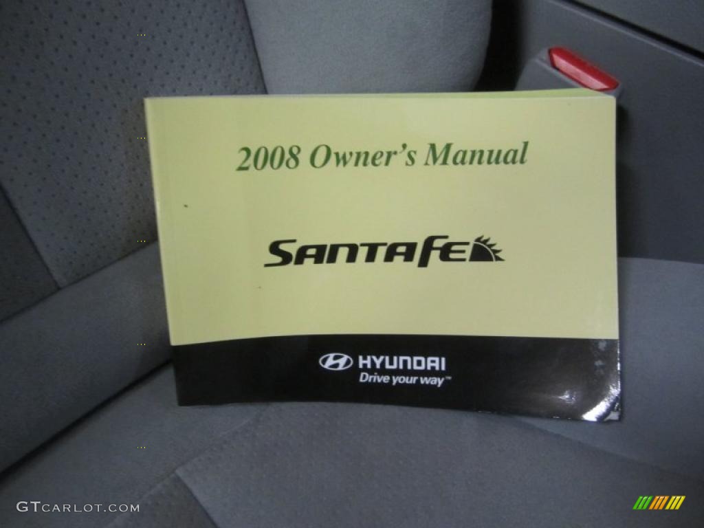 2008 Santa Fe Limited 4WD - Bright Silver / Gray photo #24