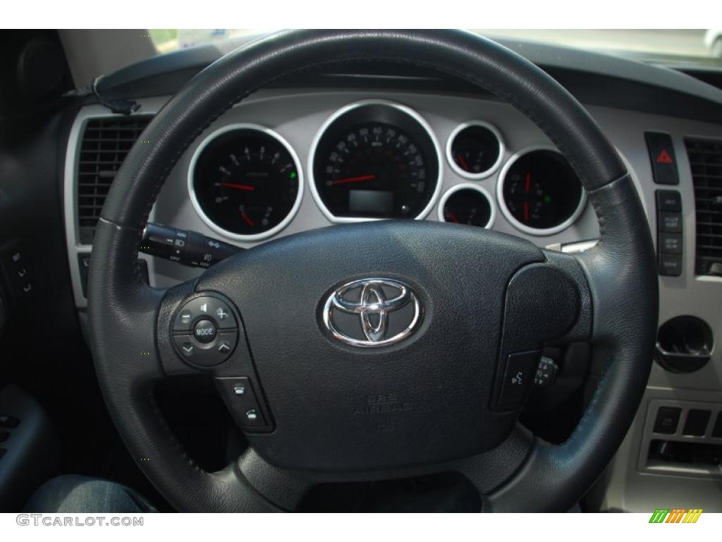 2008 Tundra Limited CrewMax - Black / Graphite Gray photo #18